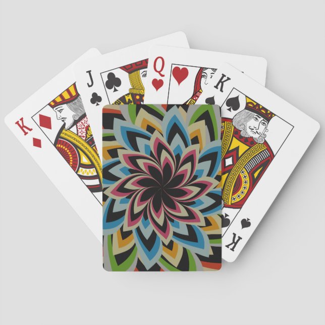 KOLORFULLFLÖDEN AV SVAROR CASINOKORT (Baksidan)