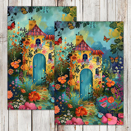 KOLORFULLHEMMA I VÅR GARDEN DECOUPAGE