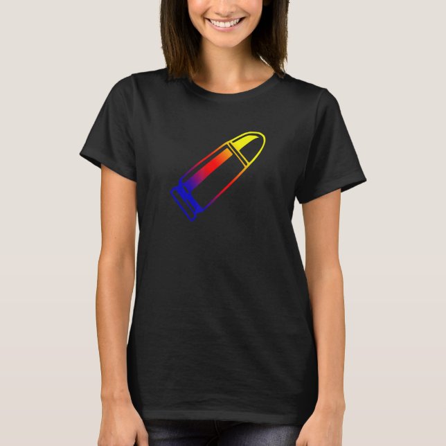 KOLORFULLT 45 AVS-BULLET T SHIRT (Framsida)