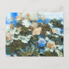 KOLORFULLT BLOMMIGT BOUQUET POSTCARD VYKORT