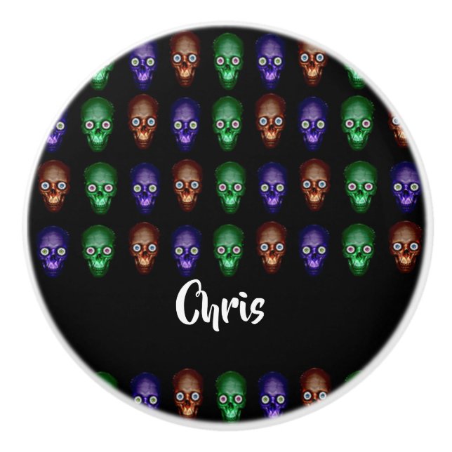 Kolorösa skallhuvuden knopp (Framsidan)