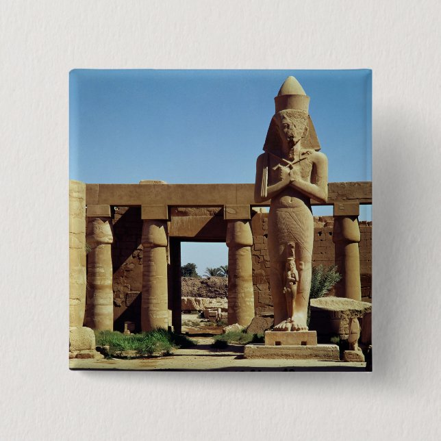 Koloss av Ramesses II: stå staty av Knapp (Framsida)