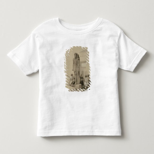 Koloss framme av tempelet av Wady Sabona T-shirt (Framsida)