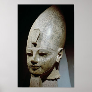 Kolossal chef för Amenhotep III, från al-Qurnah Poster