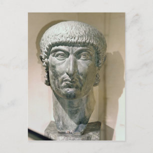 Kolossal kejsare Constantine I Vykort