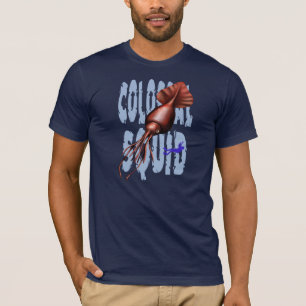 Kolossal tioarmad bläckfiskskjorta tee shirt