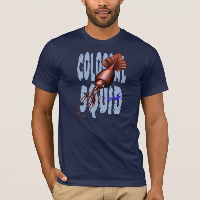 Kolossal tioarmad bläckfiskskjorta tee shirt (Framsida)