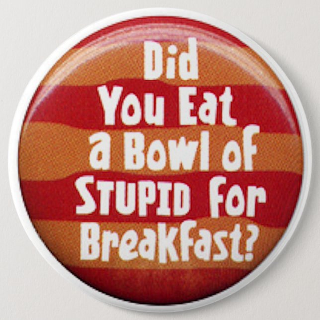 KOLOSSALT humoristiskt, 6 flytta sig mycket Knapp (Framsida)