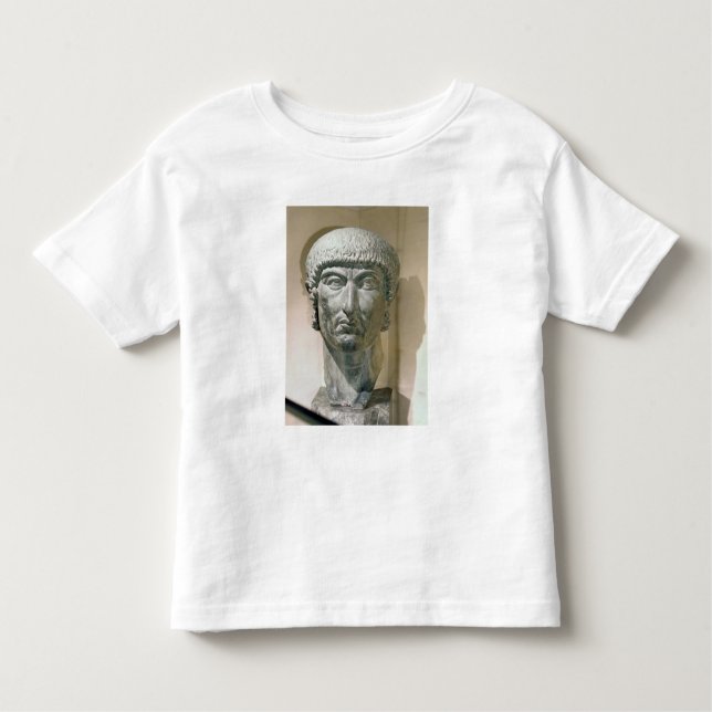 Kolossalt huvud av kejsaren Constantine mig Tee Shirt (Framsida)