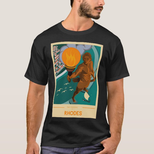 Kolossen på Rhodos T Shirt (Framsida)