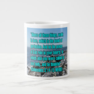 Kolosserbrevet 3:14-15 WEBU Mugg Jumbo Mugg