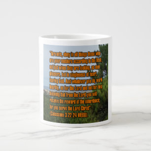 Kolosserbrevet 3:22-24 WEBU Mugg Jumbo Mugg