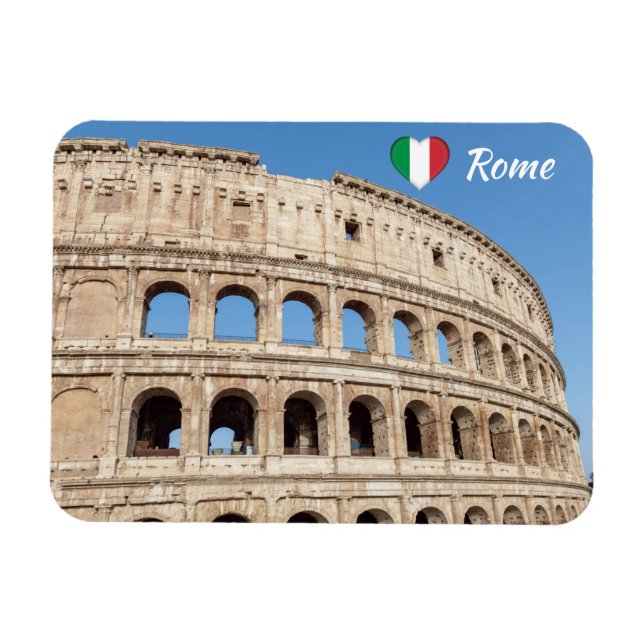 Kolosseum i Rom, Italien Magnet (Horisontell)