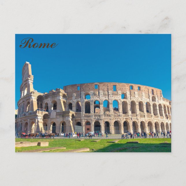 Kolosseum i Rom, Italien Vykort (Framsida)