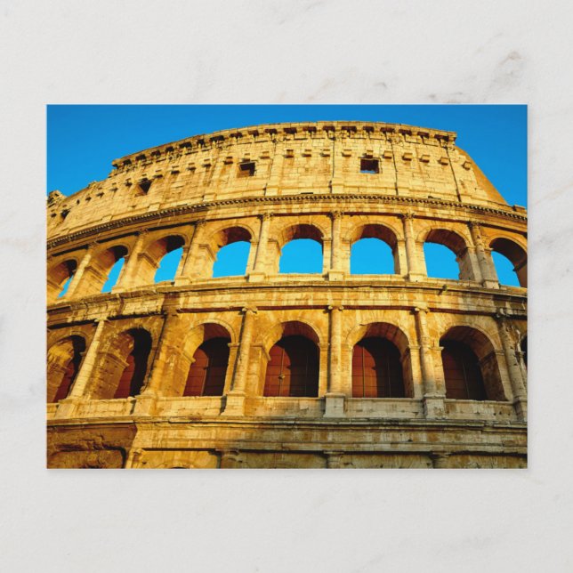 Kolosseum i Rom, Italien Vykort (Framsida)