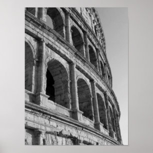 Kolosseum i Rom. Monumental Roman amhitheater Poster