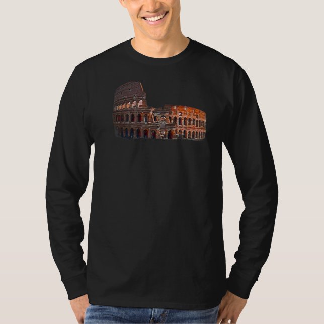 Kolosseum i Rom Premium T Shirt (Framsida)