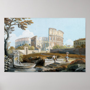 Kolosseum, Rom Giovanni Battista Busiri Poster