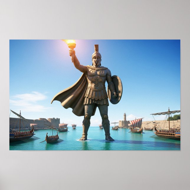 Kolossus av Rhodes Poster (Framsidan)