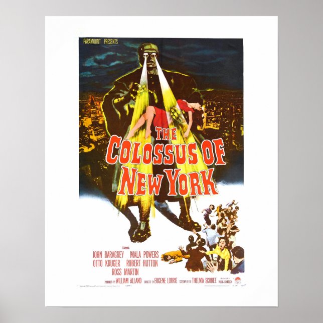 Kolossus i New York Poster (Framsidan)