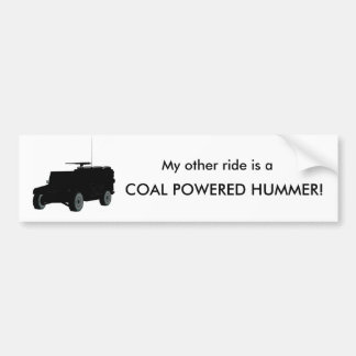 KolPowerd Hummer Bildekal