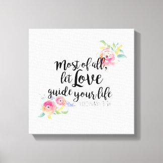 Kolsianer 3:14 Kanvastryck