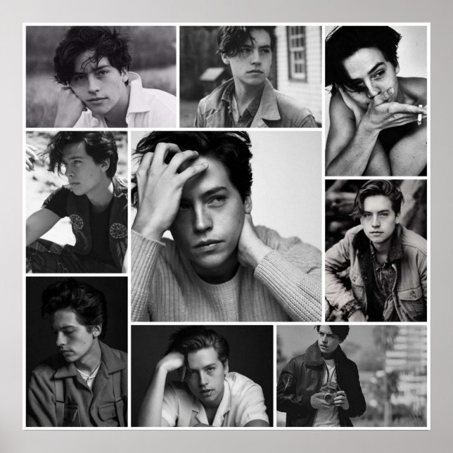 KOLSPROUSE BLACK AND WHITE POSTER (Framsidan)