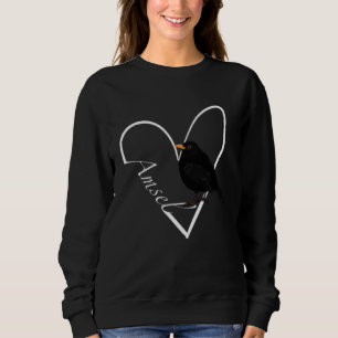 Koltrast Fågel Fågel Fågelskådare Djur Biolog T Shirt