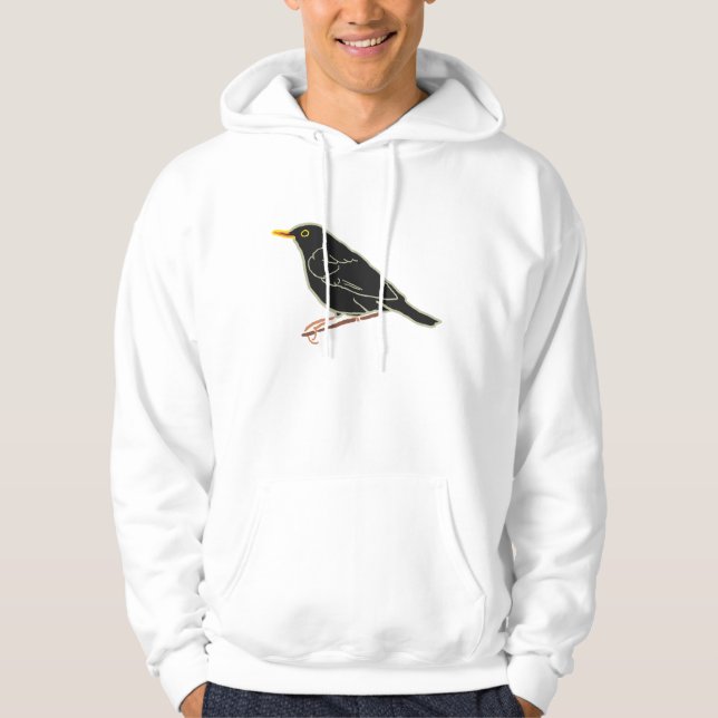 Koltrast Hoodie (Framsida)