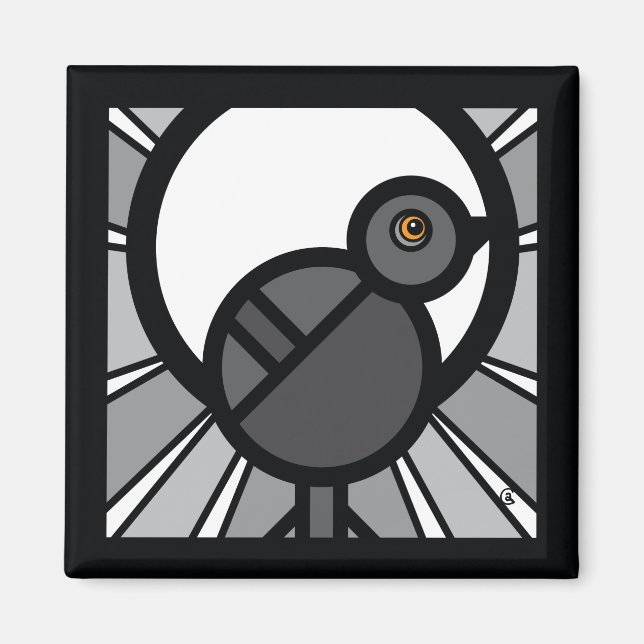 Koltrast Magnet (Framsidan)