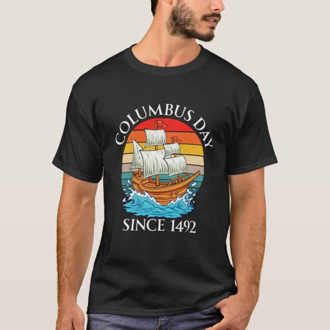 KOLUMBUS DAY T SHIRT (Framsida)