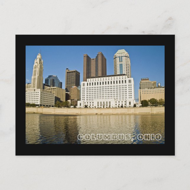 KOLUMBUS, OHIO-vykort Vykort (Framsida)