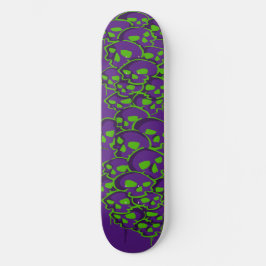Kolumn med Döskallar Graffiti Mini Skateboard Bräda 18,5 Cm