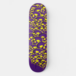 Kolumn med Döskallar Graffiti Mini Skateboard Bräda 18,5 Cm
