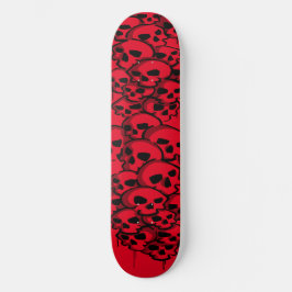 Kolumn med Döskallar Graffiti Mini Skateboard Bräda 18,5 Cm