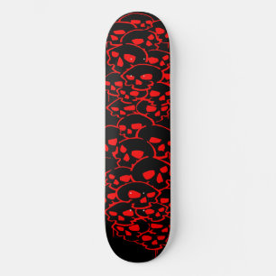 Kolumn med Döskallar Graffiti Mini Skateboard Bräda 18,5 Cm