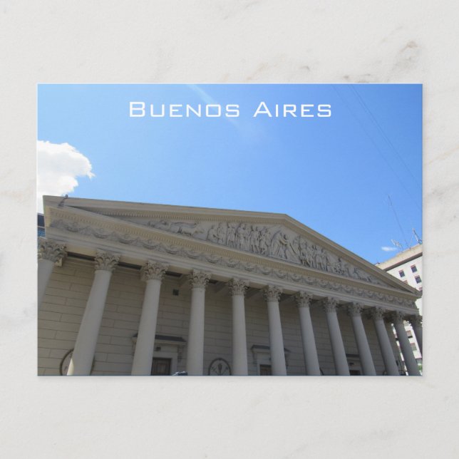 kolumner i buenos aires vykort (Framsida)