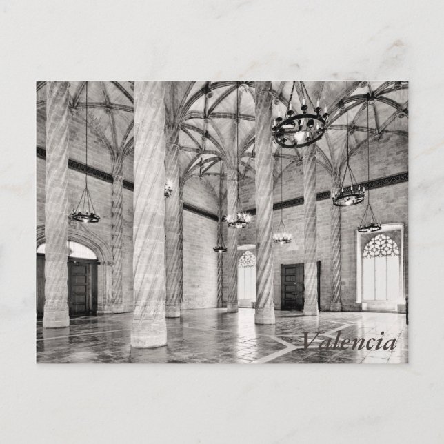 Kolumnhuset i Valencia Vykort (Framsida)