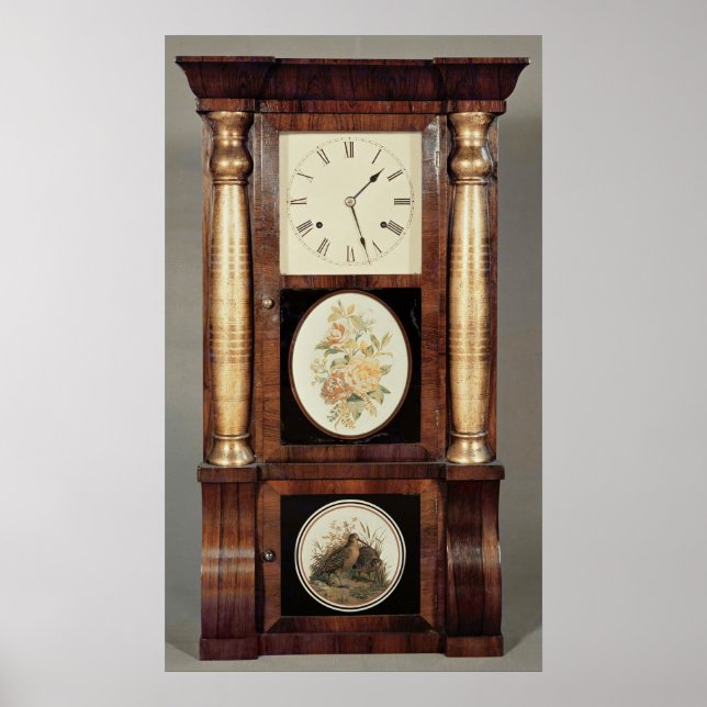 Kolumnklocka, 1855 poster (Framsidan)