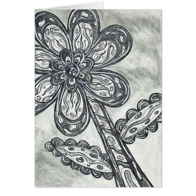 Kolutrymmedaisy Hälsningskort (Framsidan)