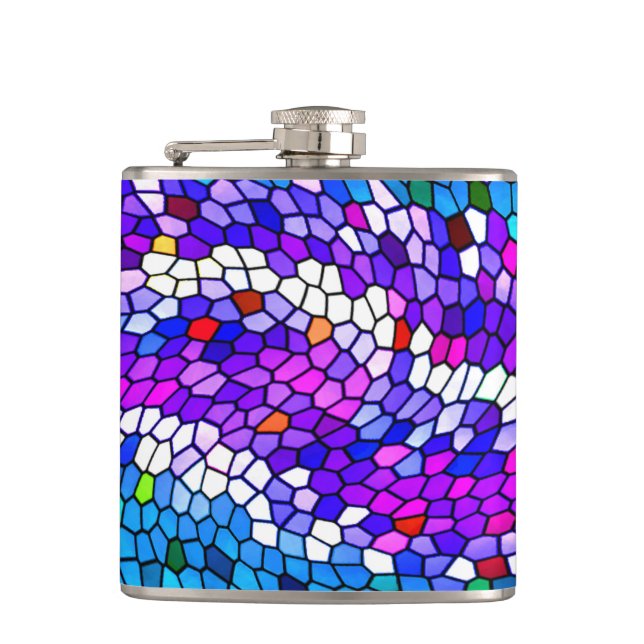 Kolv av färgämne Mosaic Tile Mönster Fickplunta (Framsidan)
