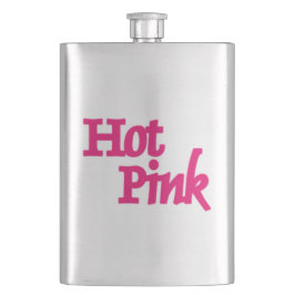 Kolv av rostfritt stål, shock rosa fickplunta