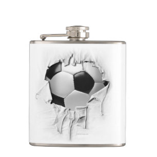 Kolv av torkad fotboll fickplunta