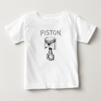 Kolv blyertsteckning ritning t shirt