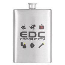 Kolv - EDCC-logotyp i svart på färg
