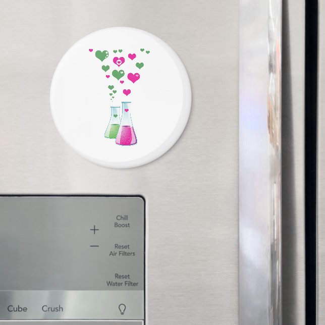 Kolv, Erlenmeyer, bägare, kemi, laboratorium Magnet (In Situ (Fridge))