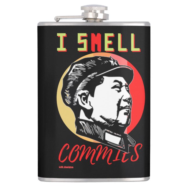 Kolv "I SMELL COMMIES 2: MAO" Fickplunta (Framsidan)