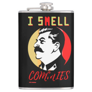 Kolv "I SMELL COMMIES 3 STALIN" Fickplunta