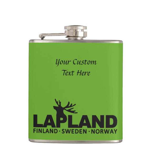 Kolv LAPLAND anpassningsbar färg Fickplunta (Framsidan)