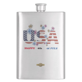 Kolv "LYCKLIG 4:e JULI" Fickplunta